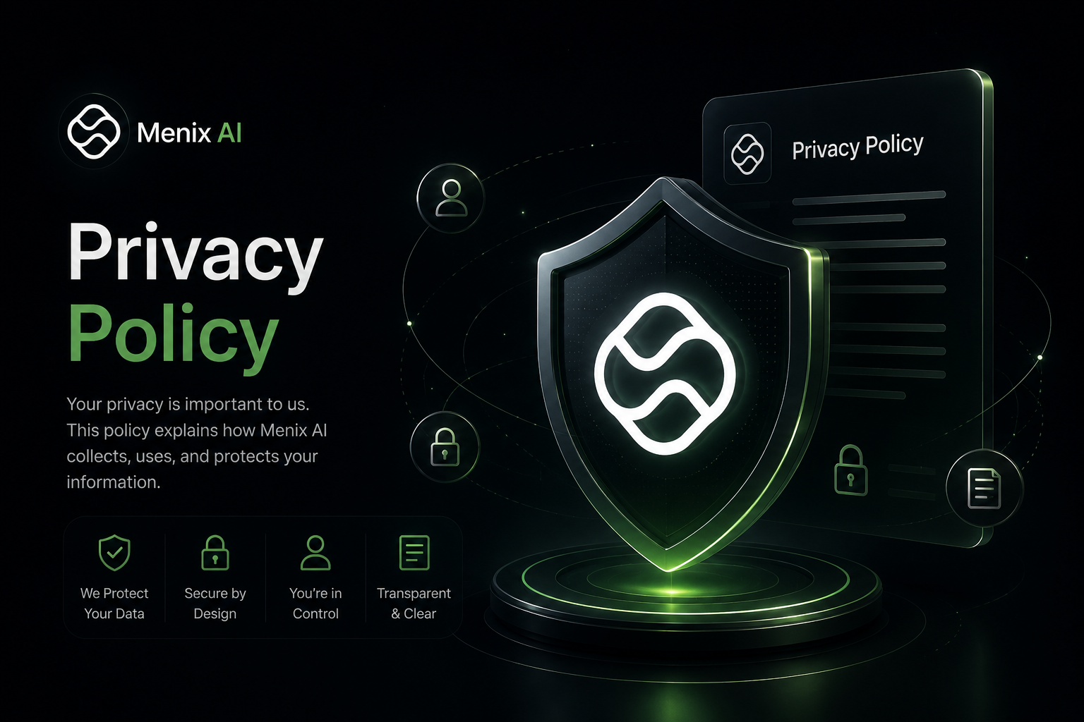 Menix AI privacy and security